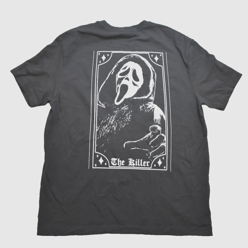 Ghostface Killer Tarot Card Graphic Mens Halloween Icon Shirt New Medium
